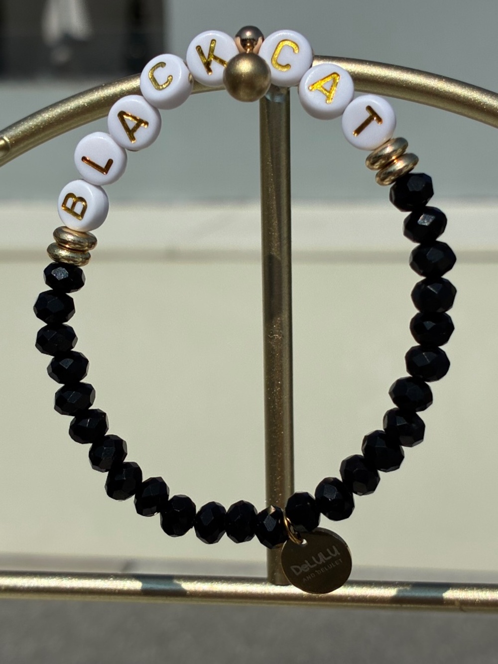 Black Cat Girl Bracelet  by Delulu and Delulet
